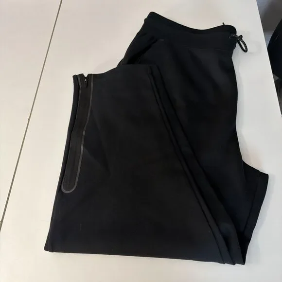 Nike Men's Loose Fit Sweatpants 2XL Straight Leg Black Drawstring Joggers NWT